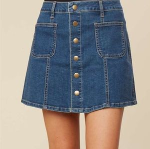 Alter'd States denim skirt